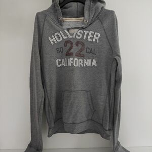 Hollister Gray Hoodie Sweater